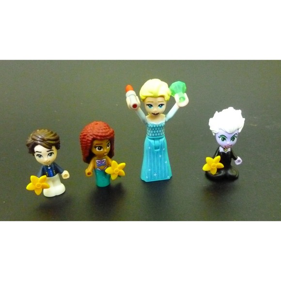Lego 43213 ~  Little Mermaid Story Book ~ 4 Mini Figures  ~ Ariel Ursula Eric - Picture 1 of 7